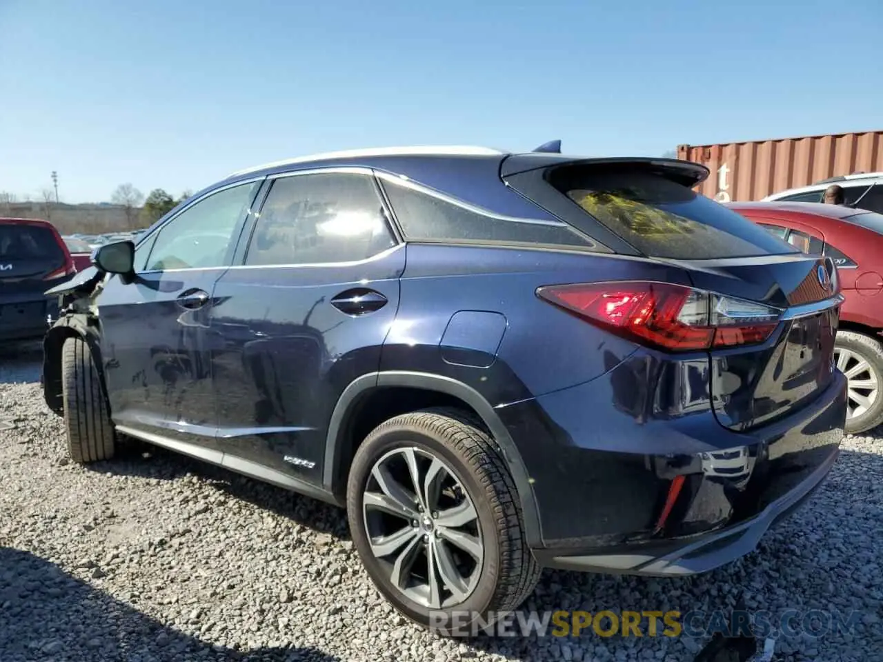2 fotografías del automóvil dañado 2T2BGMCA5KC042037 LEXUS RX450 2019