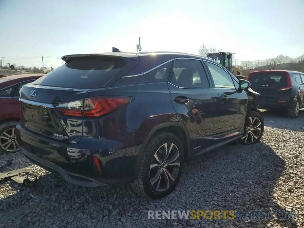3 fotografías del automóvil dañado 2T2BGMCA5KC042037 LEXUS RX450 2019