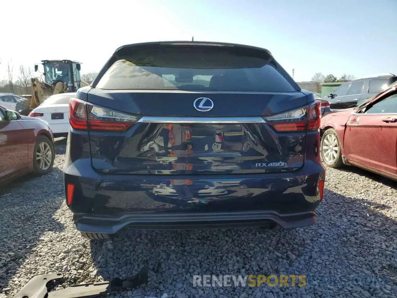 6 fotografías del automóvil dañado 2T2BGMCA5KC042037 LEXUS RX450 2019