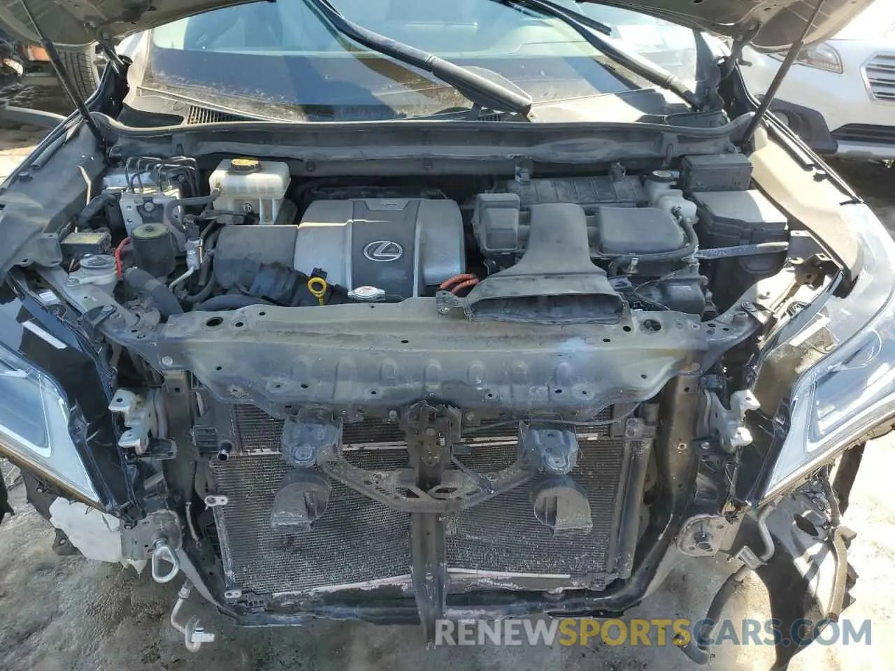 14 fotografías del automóvil dañado 2T2BGMCA6KC036280 LEXUS RX450 2019