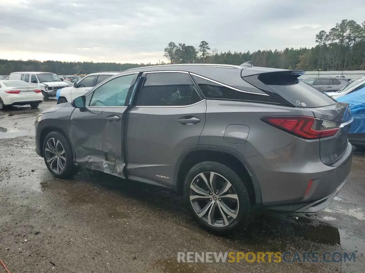 2 fotografías del automóvil dañado 2T2BGMCA7KC041844 LEXUS RX450 2019