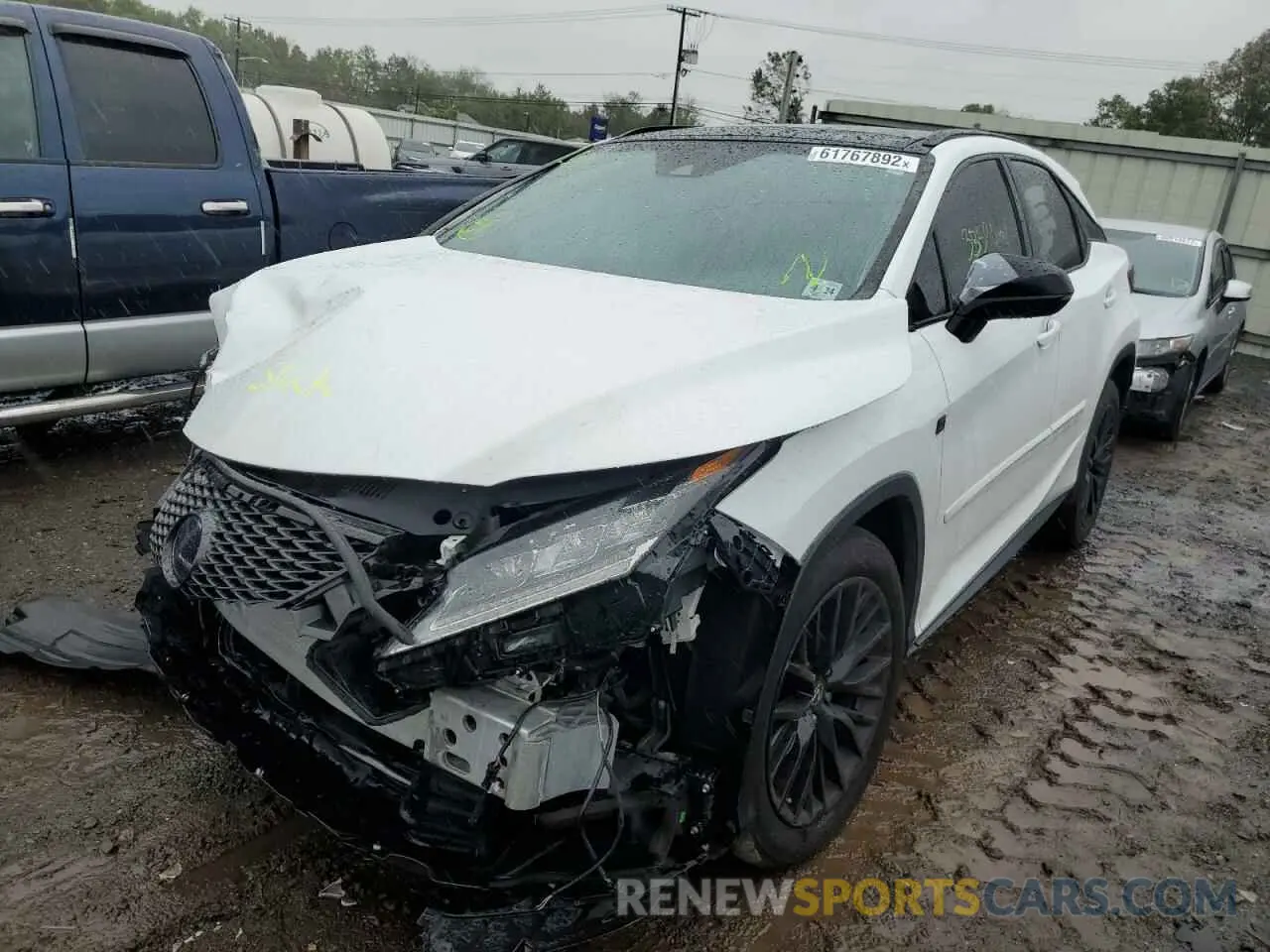 2 fotografías del automóvil dañado 2T2BGMCA7KC043061 LEXUS RX450 2019