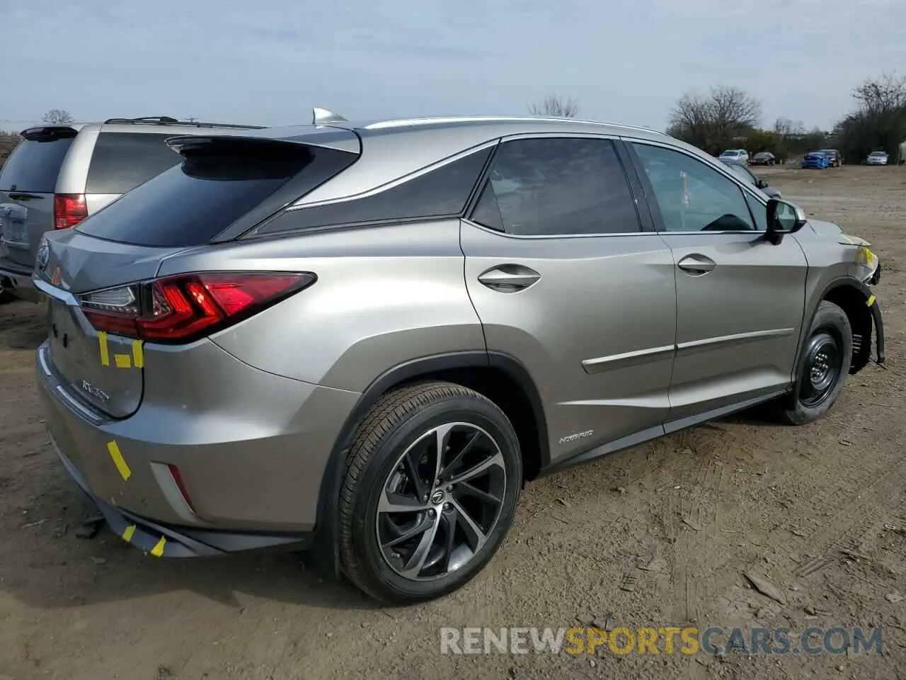 3 fotografías del automóvil dañado 2T2BGMCA9KC030800 LEXUS RX450 2019