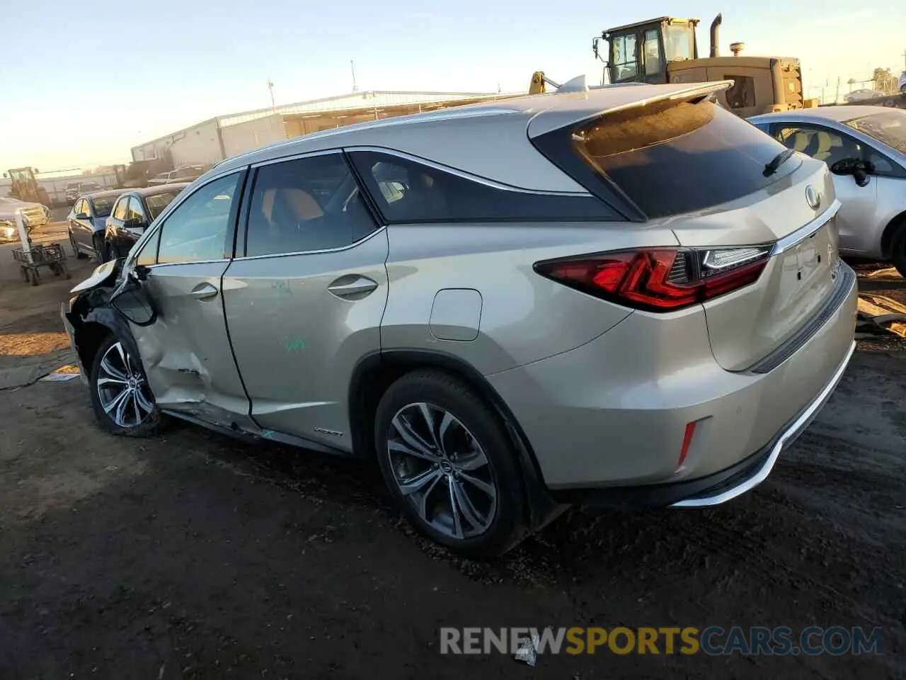 2 fotografías del automóvil dañado JTJDGKCA0K2007127 LEXUS RX450 2019