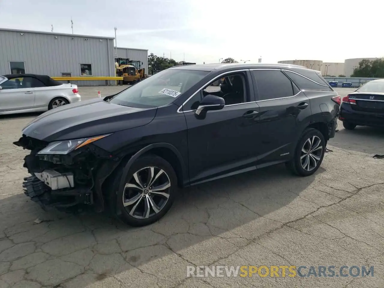 1 fotografías del automóvil dañado JTJDGKCA3K2006862 LEXUS RX450 2019