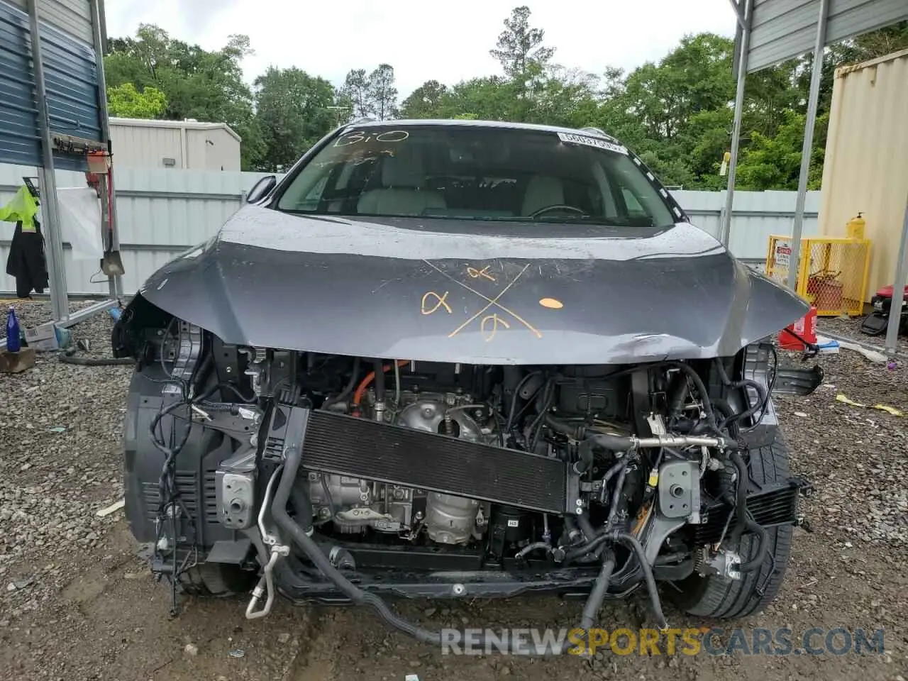 5 fotografías del automóvil dañado JTJDGKCA7K2006461 LEXUS RX450 2019