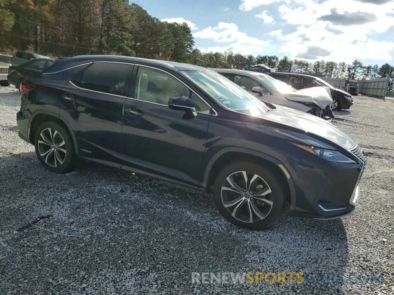 4 fotografías del automóvil dañado 2T2HGMDA4LC053296 LEXUS RX450 2020