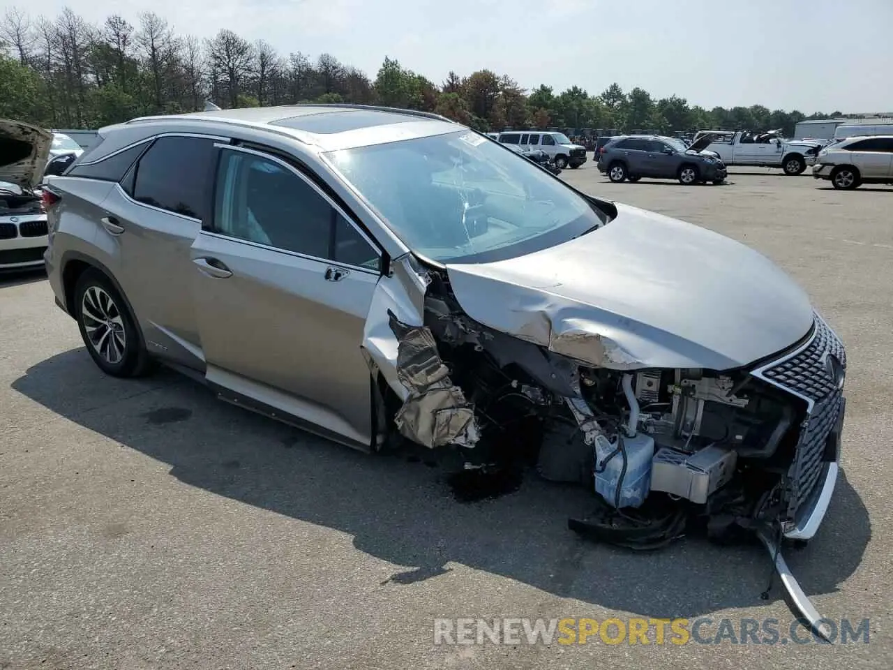 4 fotografías del automóvil dañado 2T2HGMDA7LC047279 LEXUS RX450 2020