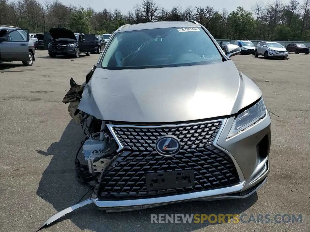 5 fotografías del automóvil dañado 2T2HGMDA7LC047279 LEXUS RX450 2020