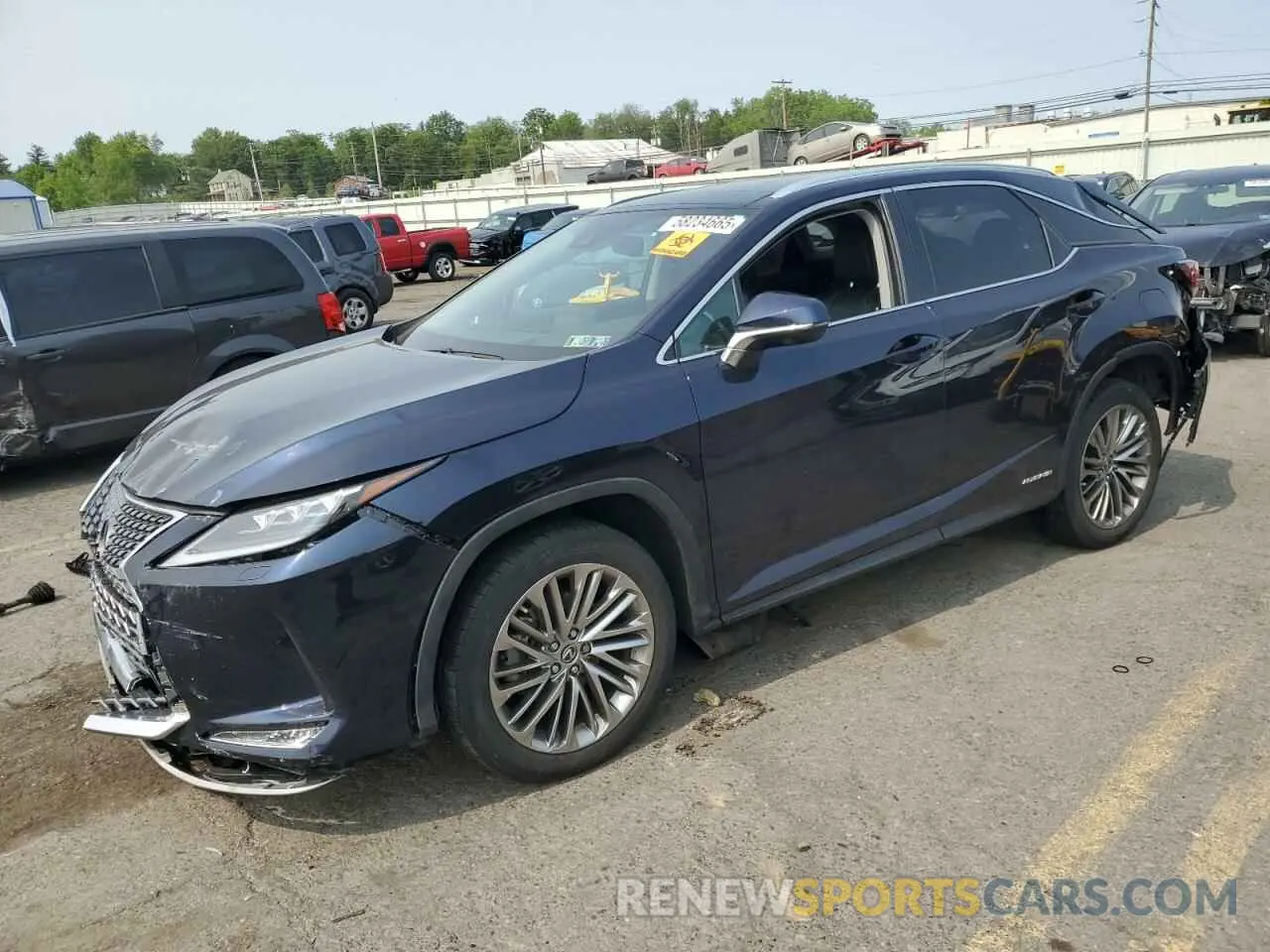 1 fotografías del automóvil dañado 2T2JGMDA0LC053815 LEXUS RX450 2020