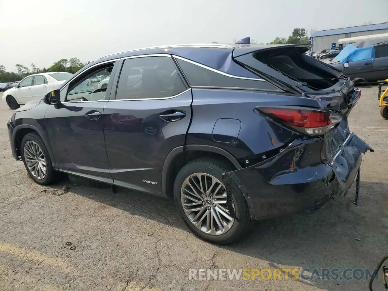 2 fotografías del automóvil dañado 2T2JGMDA0LC053815 LEXUS RX450 2020