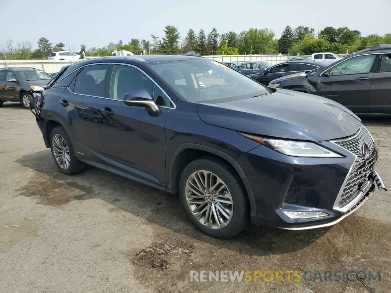 4 fotografías del automóvil dañado 2T2JGMDA0LC053815 LEXUS RX450 2020