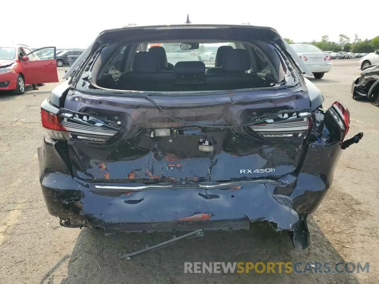 6 fotografías del automóvil dañado 2T2JGMDA0LC053815 LEXUS RX450 2020