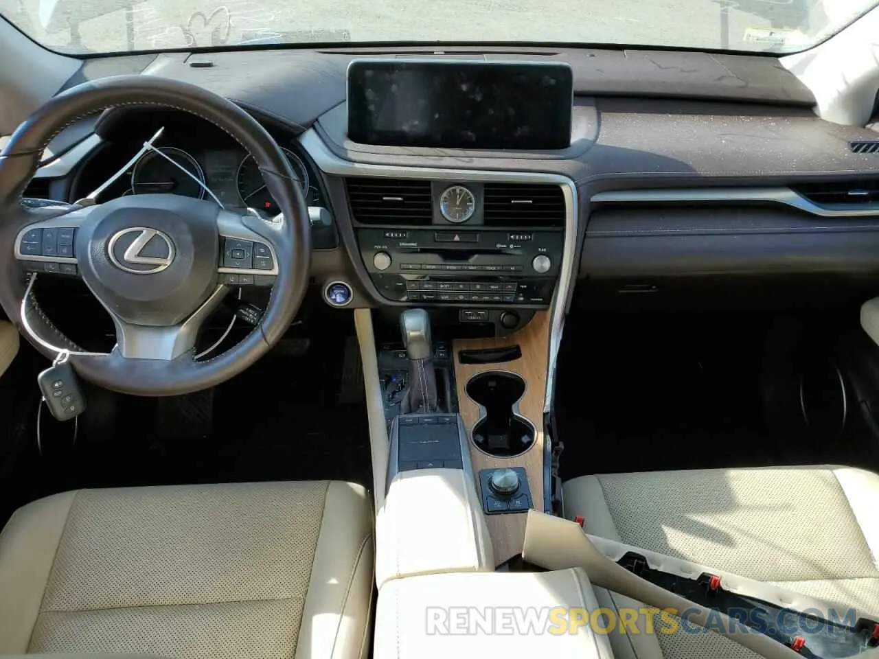 8 fotografías del automóvil dañado JTJHGKFA2L2014983 LEXUS RX450 2020