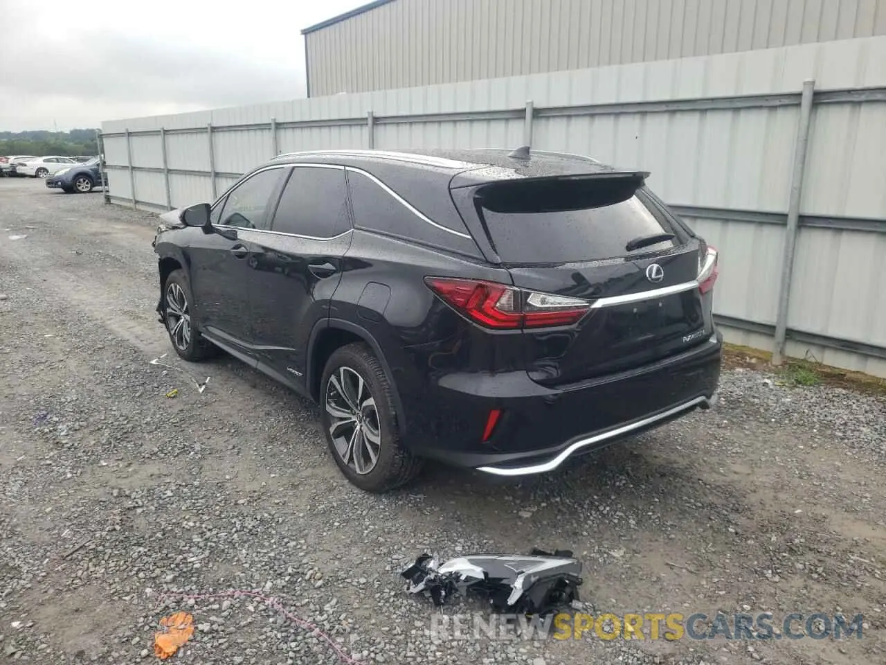3 fotografías del automóvil dañado JTJHGKFA4L2010255 LEXUS RX450 2020