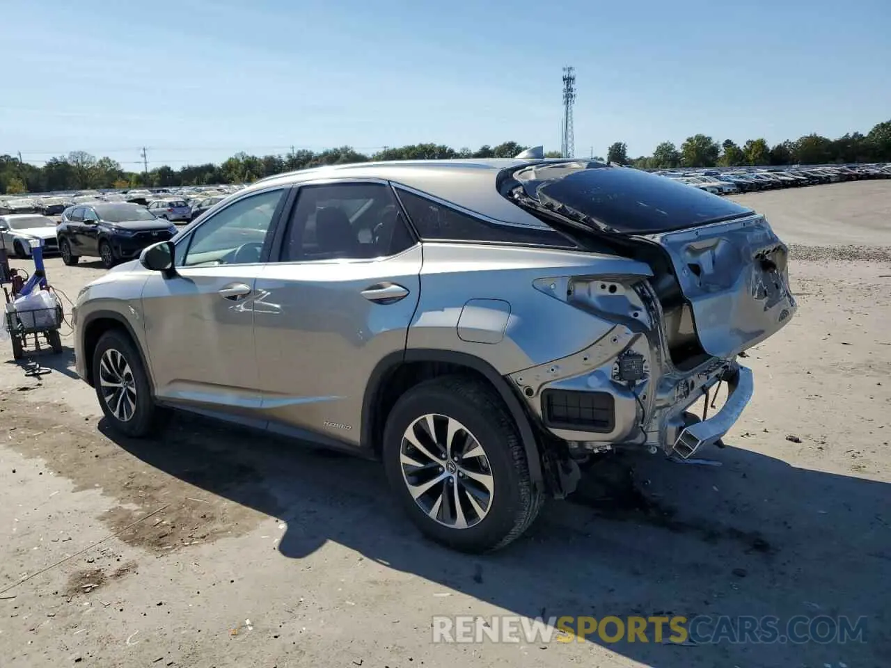 2 fotografías del automóvil dañado 2T2HGMDA3MC068132 LEXUS RX450 2021