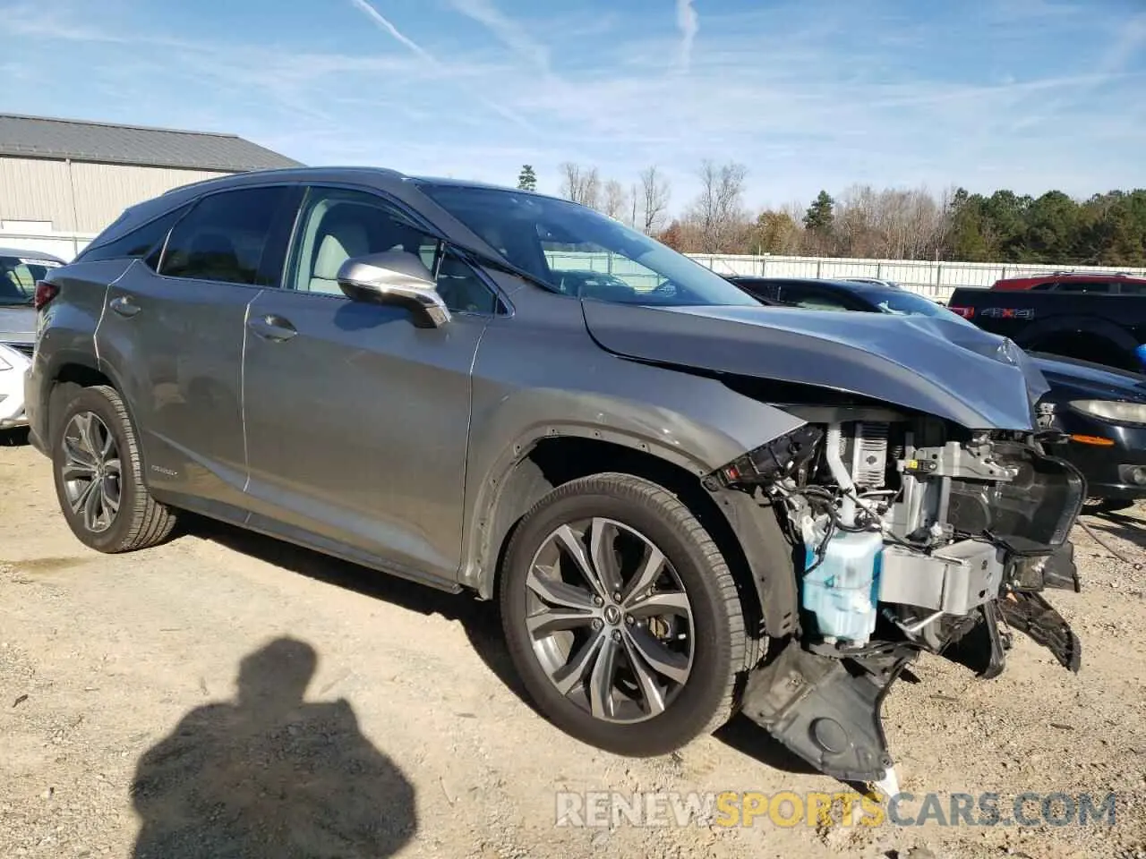 4 fotografías del automóvil dañado 2T2HGMDA3MC068373 LEXUS RX450 2021