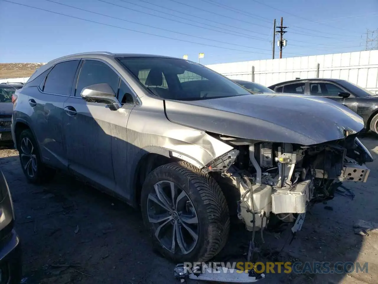 4 fotografías del automóvil dañado 2T2HGMDA7MC061541 LEXUS RX450 2021