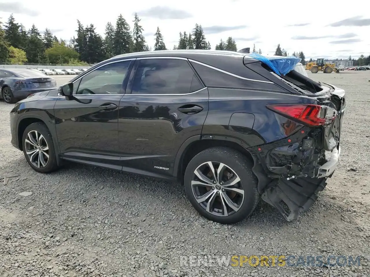 2 fotografías del automóvil dañado 2T2HGMDA9MC064263 LEXUS RX450 2021