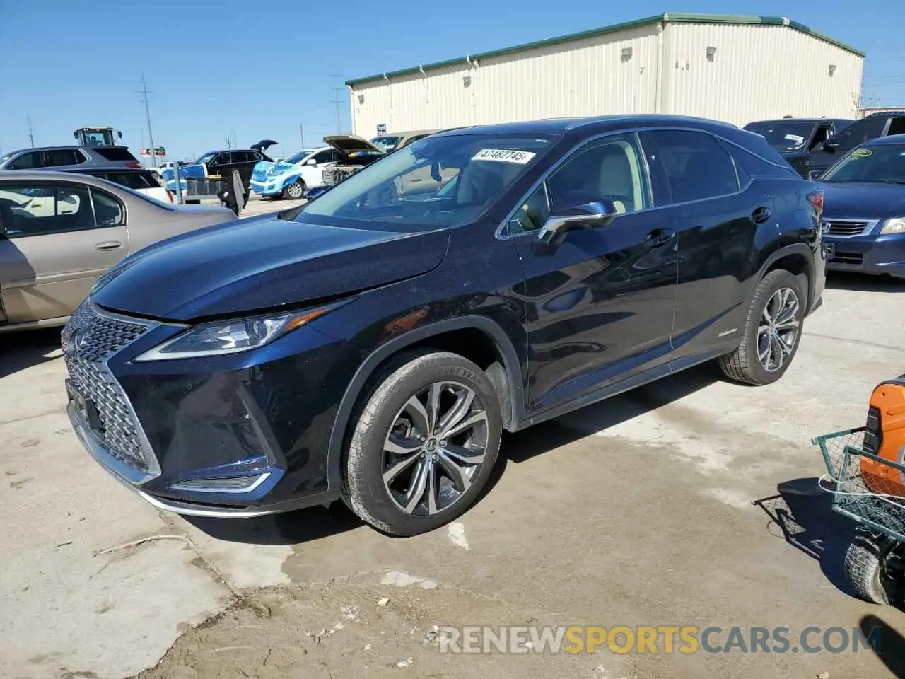 1 fotografías del automóvil dañado 2T2HGMDAXMC057838 LEXUS RX450 2021