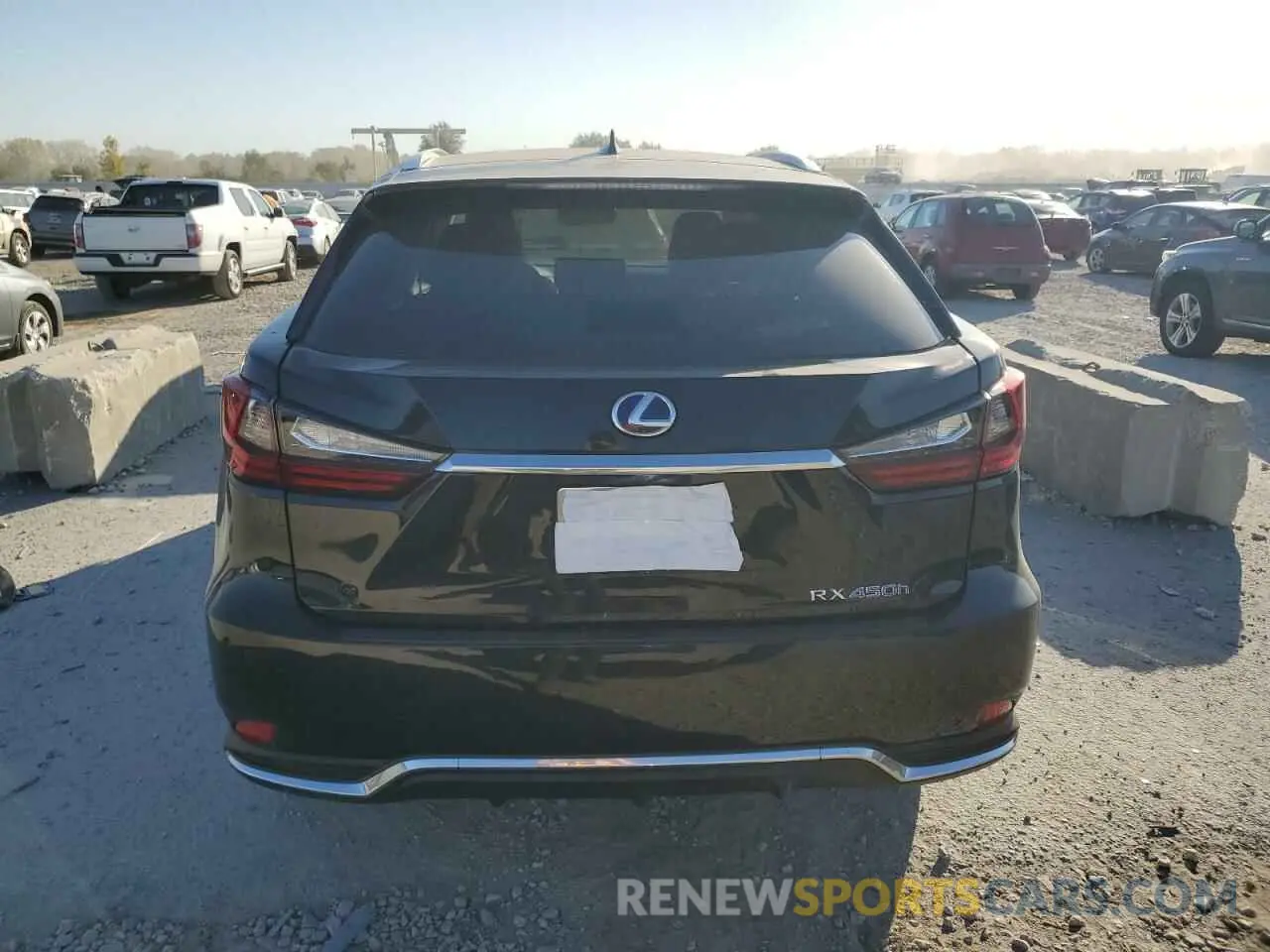 6 fotografías del automóvil dañado 2T2HGMDAXMC063798 LEXUS RX450 2021