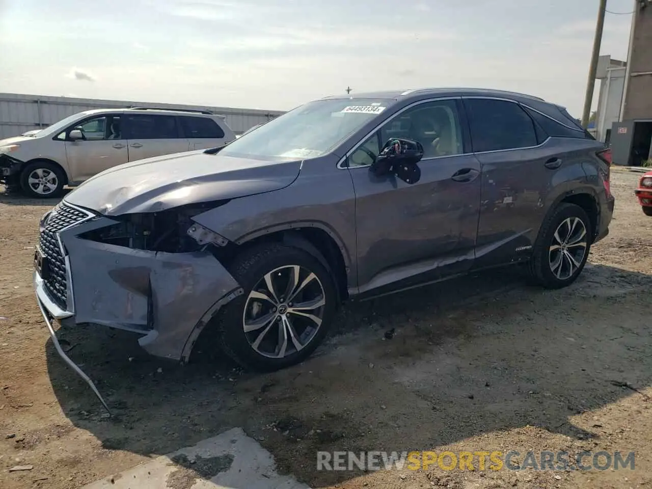 1 fotografías del automóvil dañado 2T2HGMDAXMC064739 LEXUS RX450 2021