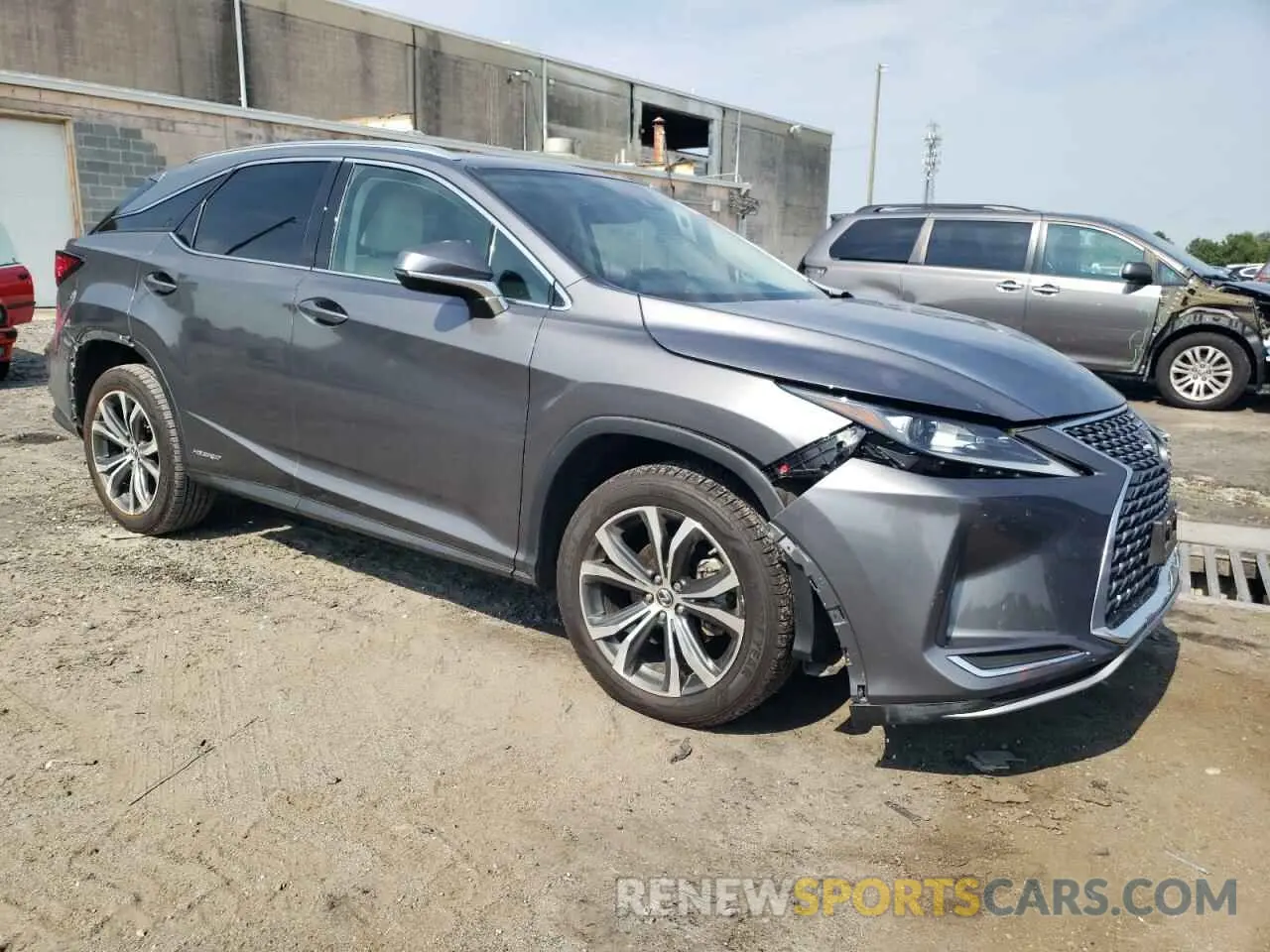 4 fotografías del automóvil dañado 2T2HGMDAXMC064739 LEXUS RX450 2021