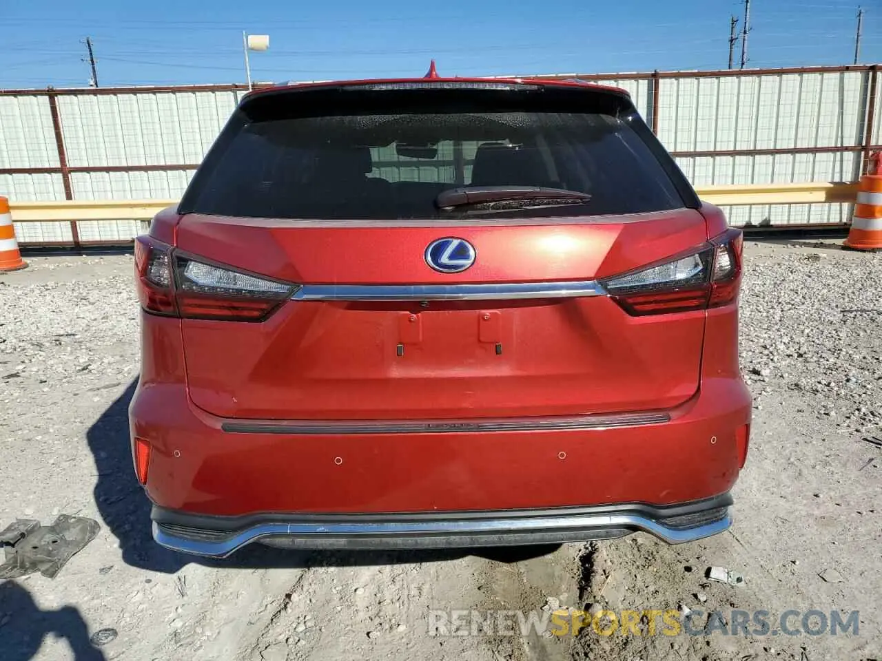6 fotografías del automóvil dañado JTJHGKFA1M2021389 LEXUS RX450 2021