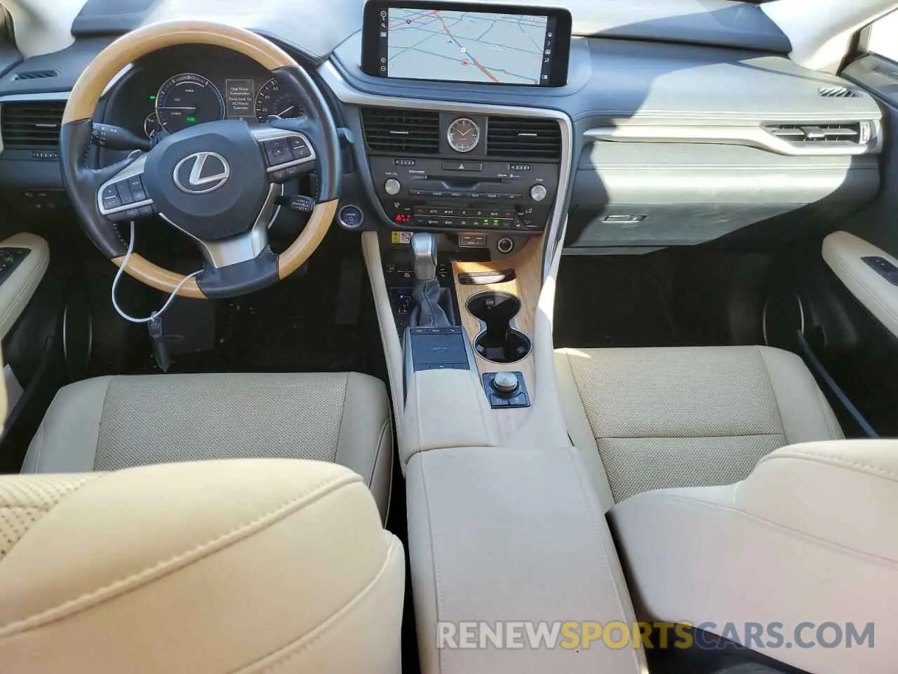 8 fotografías del automóvil dañado JTJHGKFA1M2021389 LEXUS RX450 2021