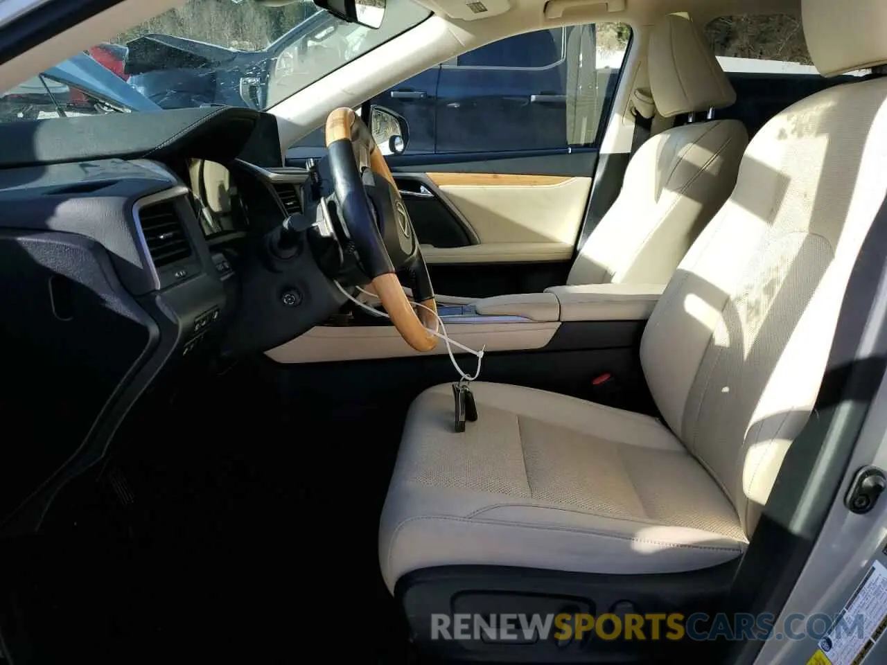 7 fotografías del automóvil dañado JTJHGKFA3M2019630 LEXUS RX450 2021
