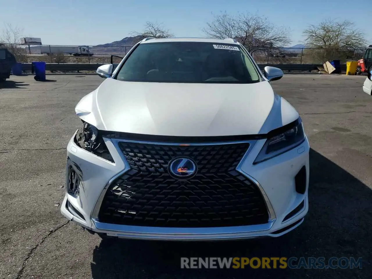 5 fotografías del automóvil dañado JTJHGKFA5M2020097 LEXUS RX450 2021