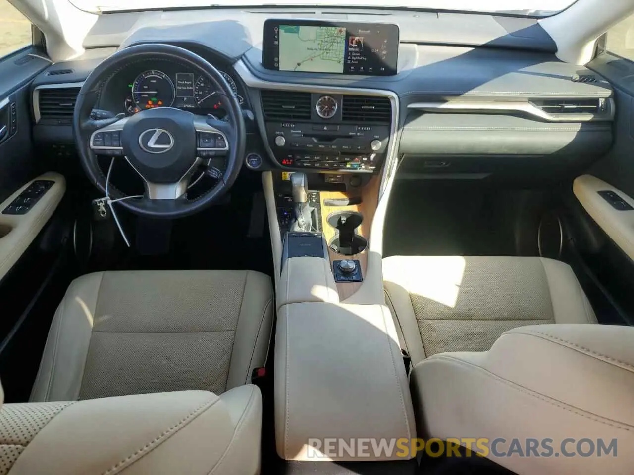 8 fotografías del automóvil dañado JTJHGKFA5M2020097 LEXUS RX450 2021