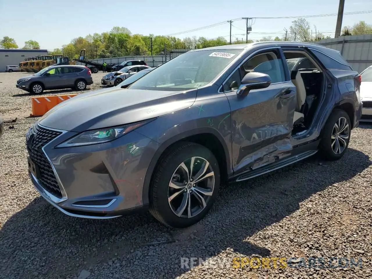 1 fotografías del automóvil dañado JTJHGKFA7M2020683 LEXUS RX450 2021