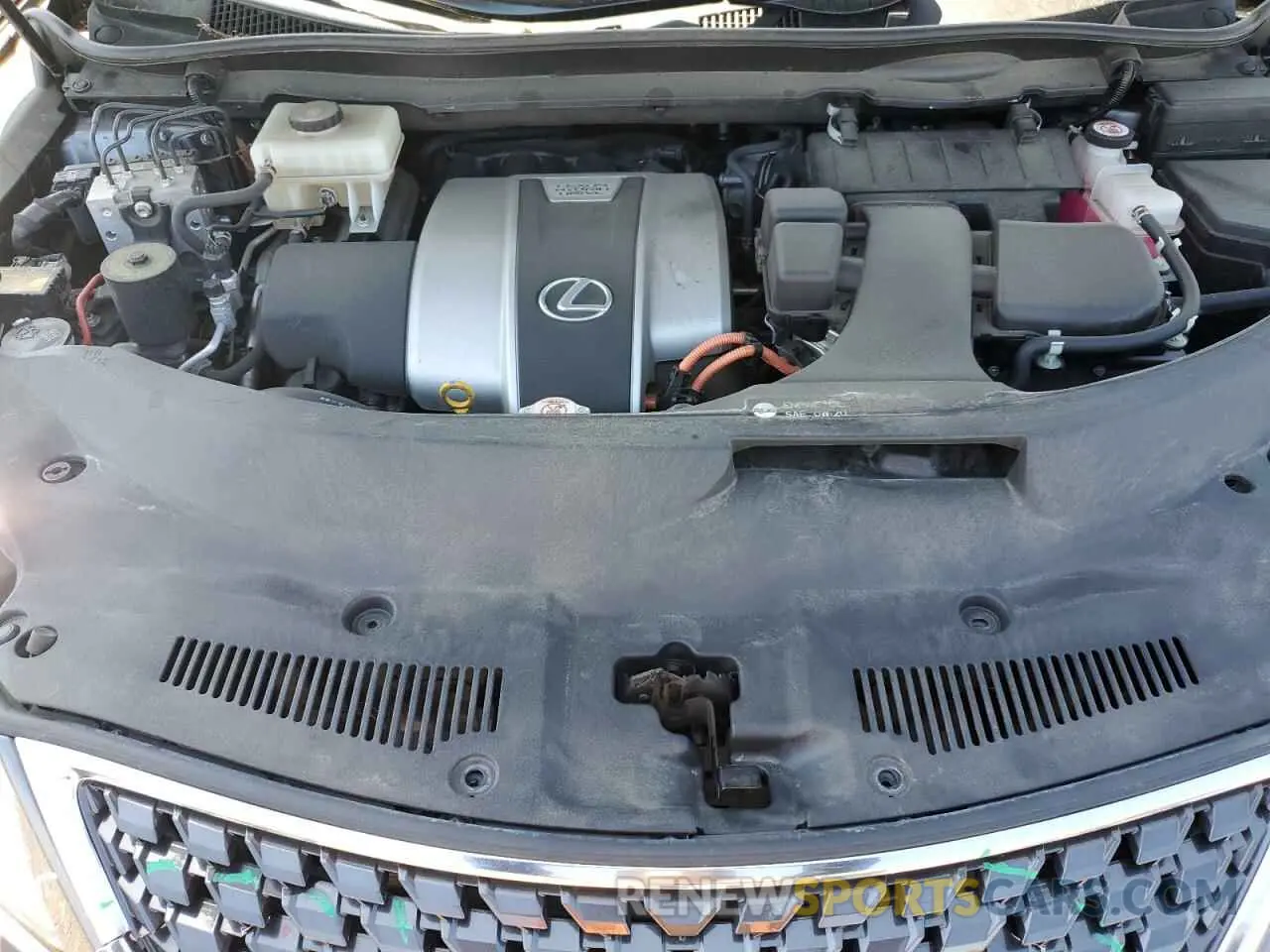 12 fotografías del automóvil dañado JTJHGKFA7M2020683 LEXUS RX450 2021