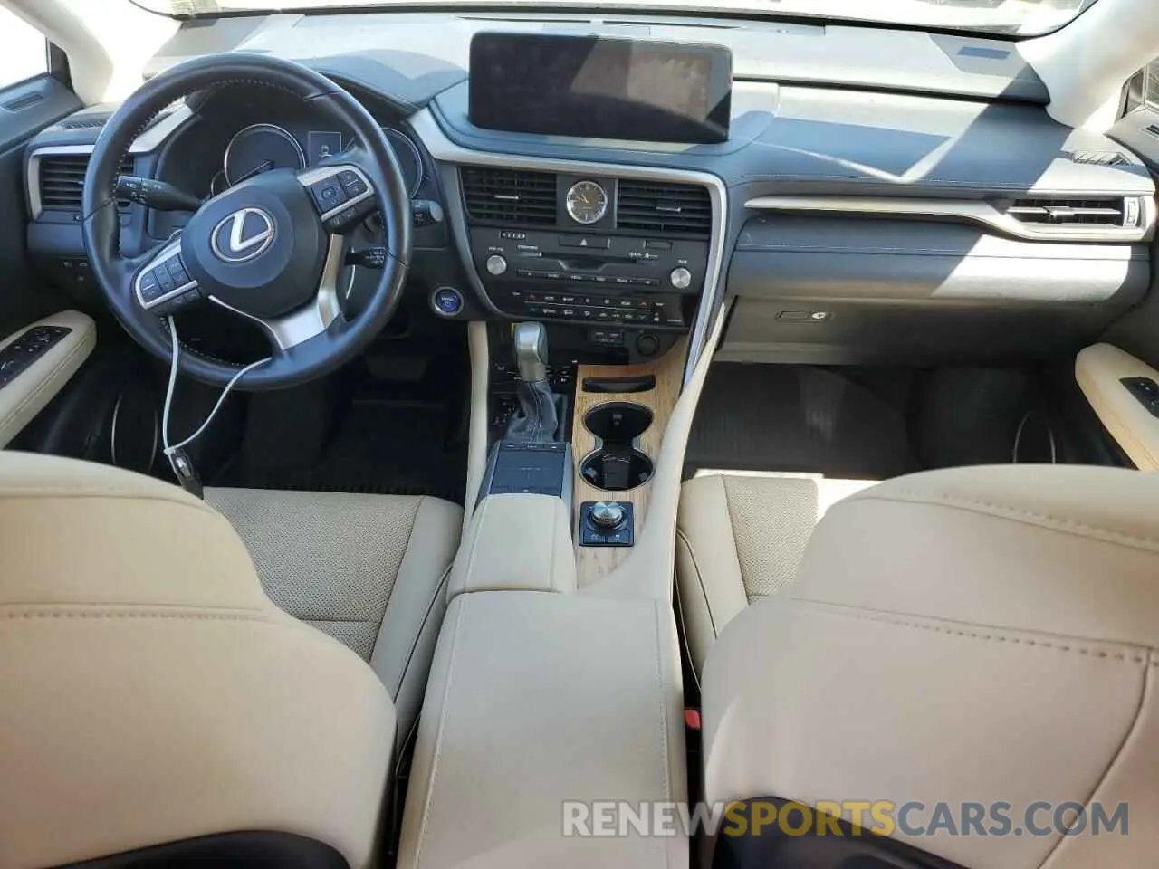 8 fotografías del automóvil dañado JTJHGKFA7M2020683 LEXUS RX450 2021