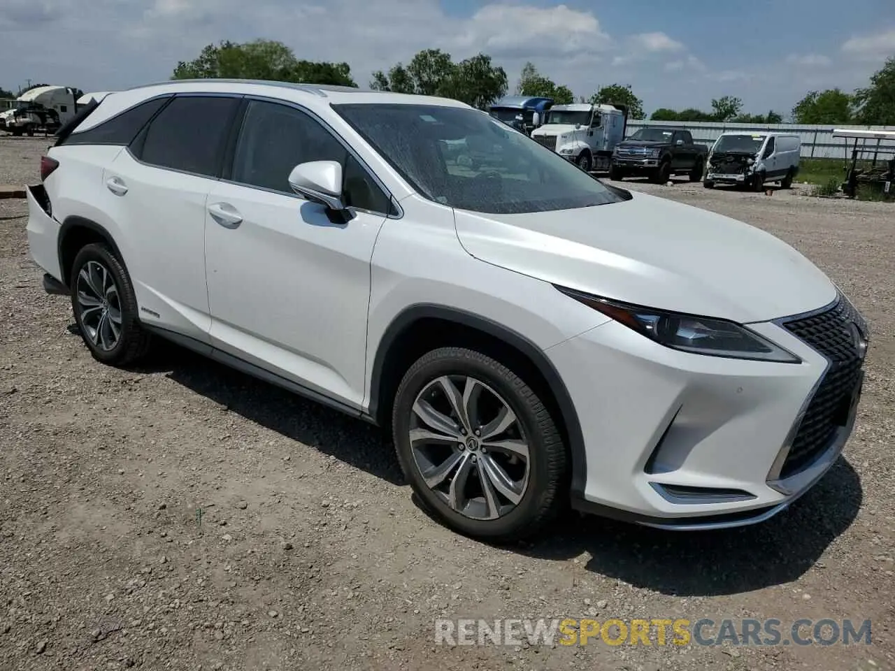 4 fotografías del automóvil dañado JTJHGKFA8M2017243 LEXUS RX450 2021