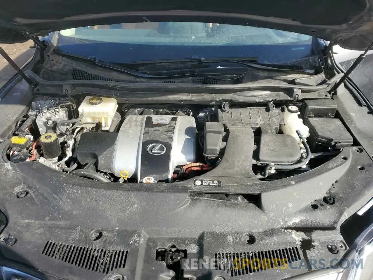 12 fotografías del automóvil dañado 2T2HGMDA1NC089188 LEXUS RX450 2022