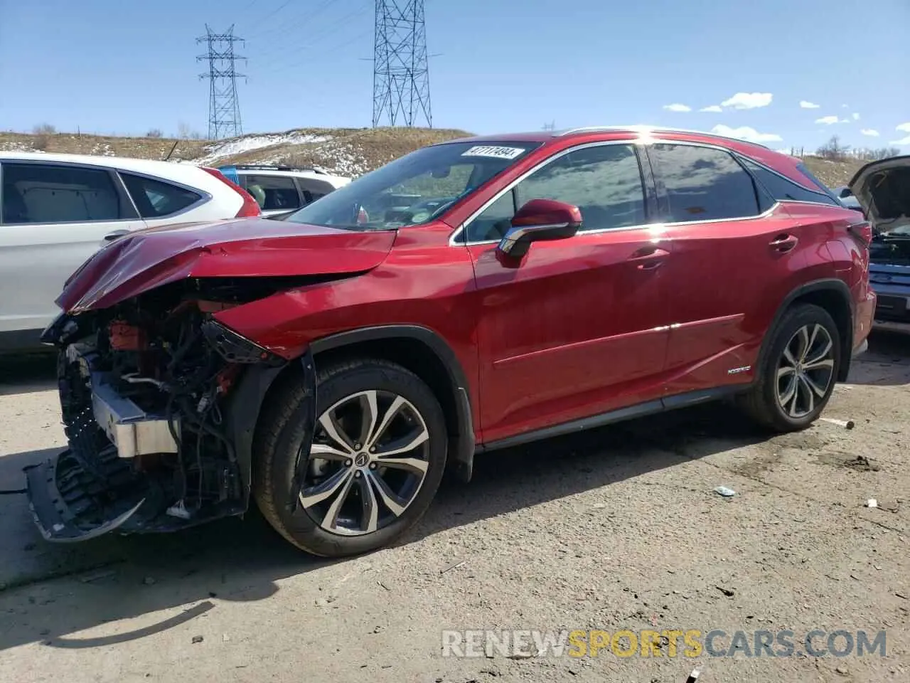 1 fotografías del automóvil dañado 2T2HGMDA2NC078023 LEXUS RX450 2022