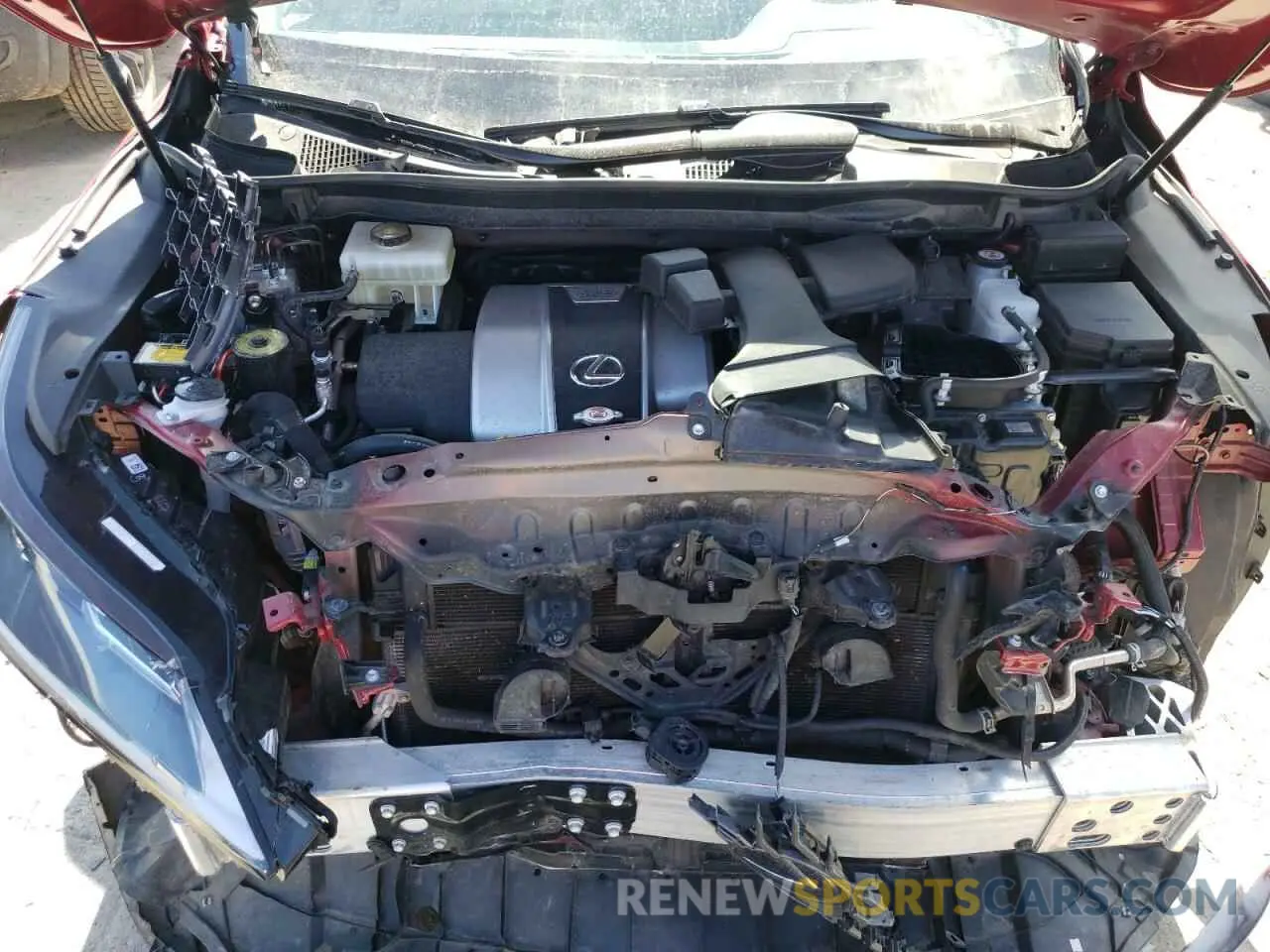 12 fotografías del automóvil dañado 2T2HGMDA2NC078023 LEXUS RX450 2022