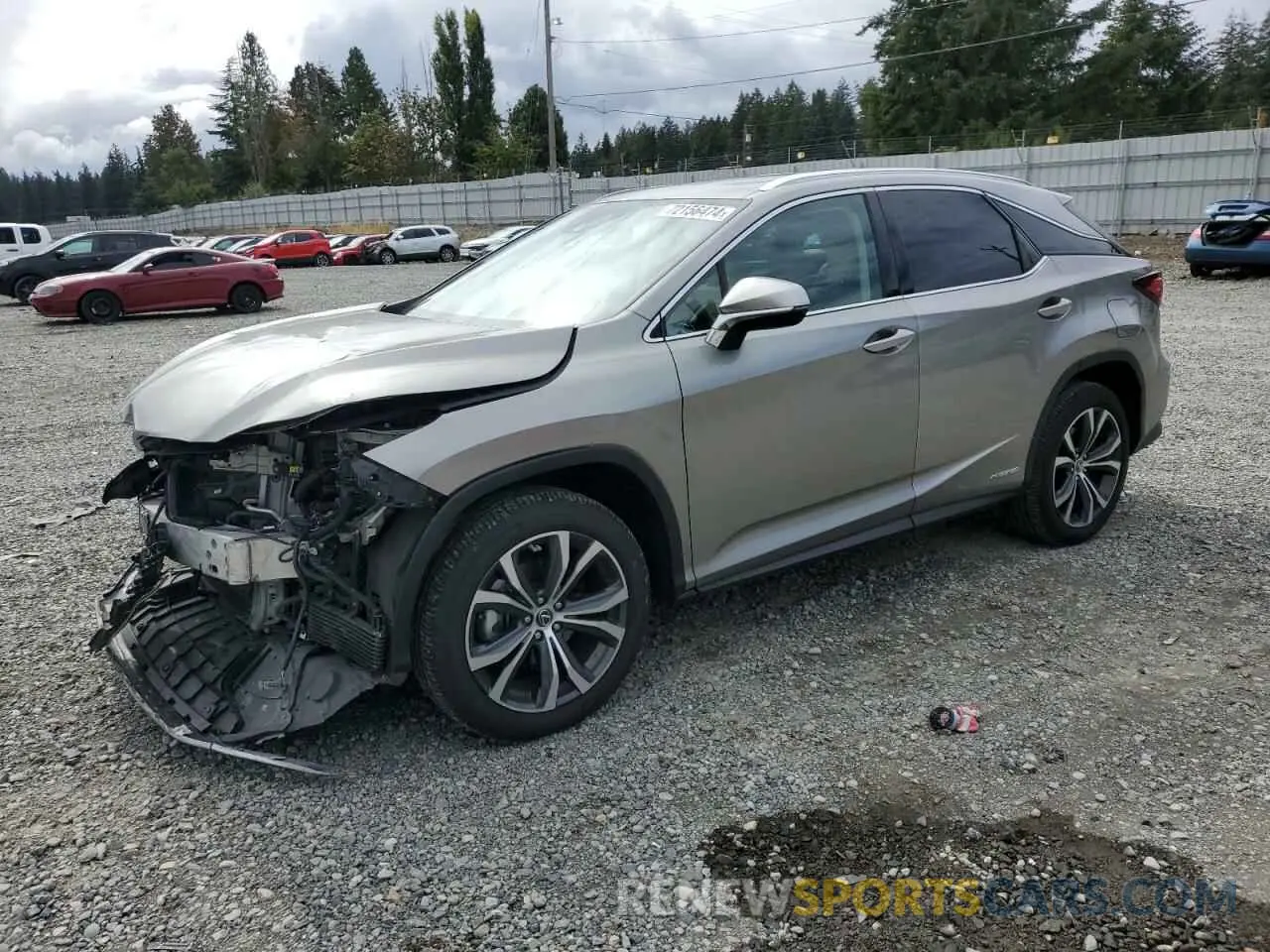 1 fotografías del automóvil dañado 2T2HGMDA2NC081228 LEXUS RX450 2022