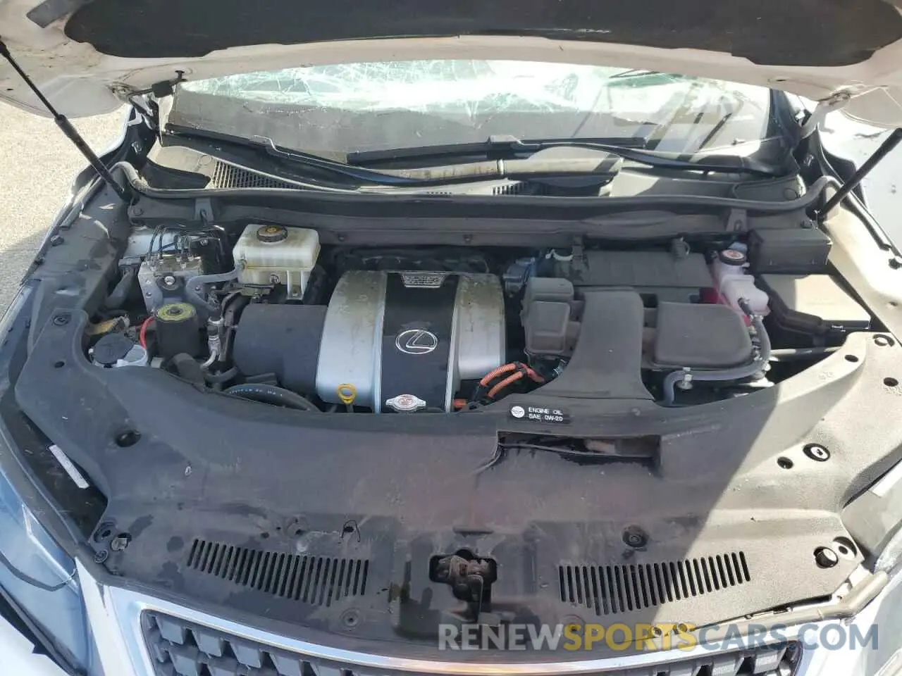 12 fotografías del automóvil dañado 2T2HGMDA3NC087586 LEXUS RX450 2022
