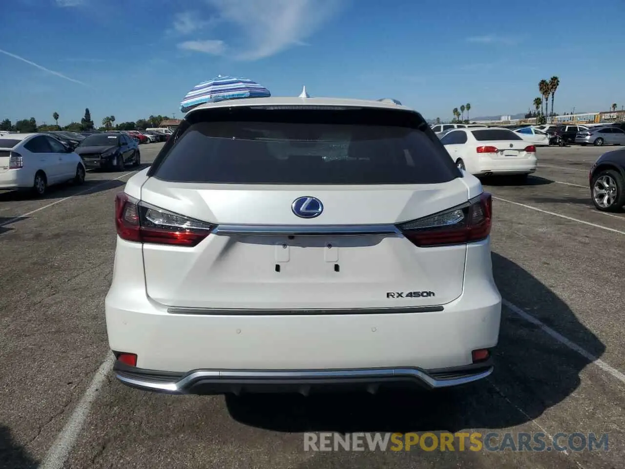 6 fotografías del automóvil dañado 2T2HGMDA3NC087586 LEXUS RX450 2022