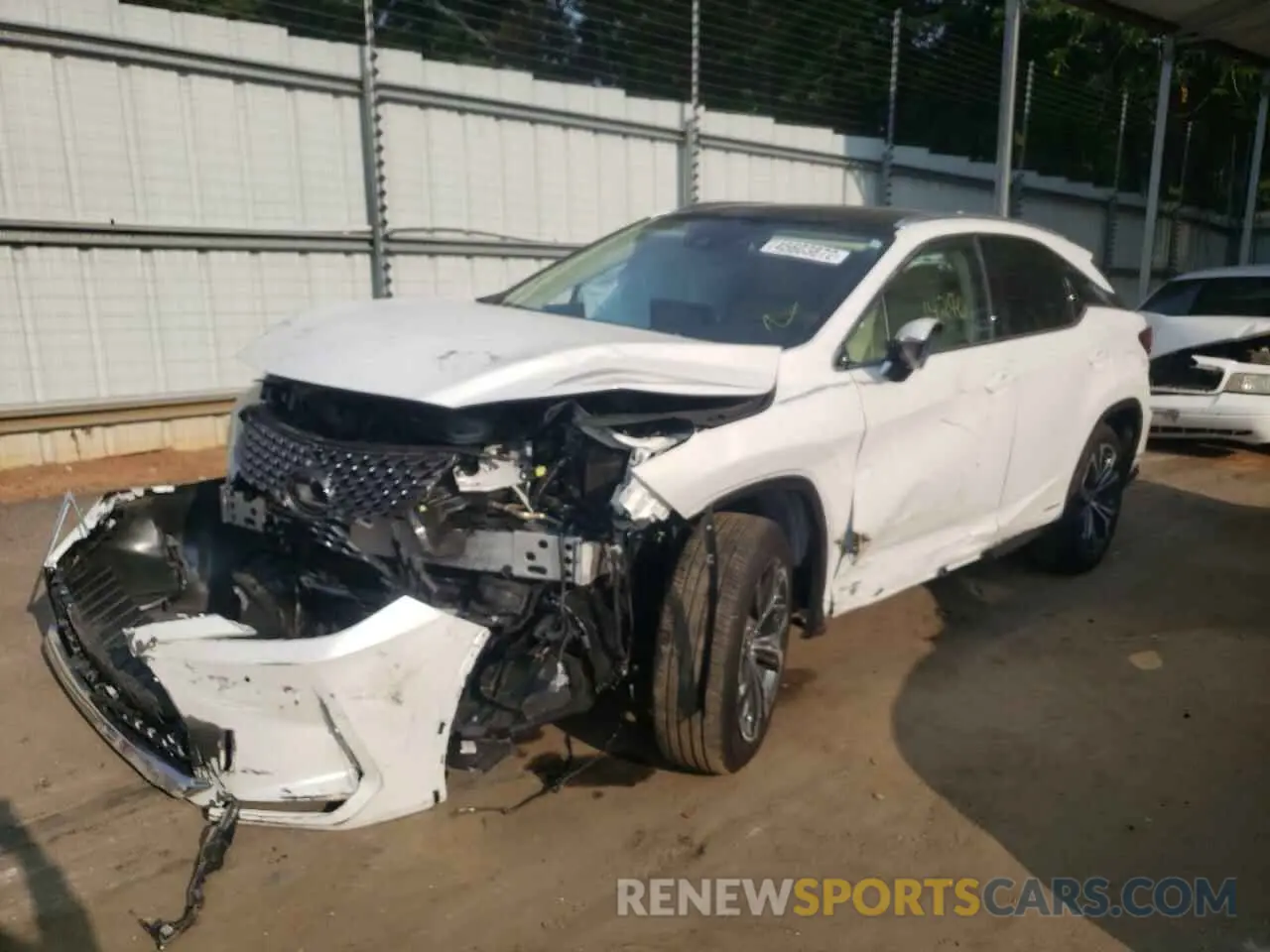 2 fotografías del automóvil dañado 2T2HGMDA6NC072581 LEXUS RX450 2022