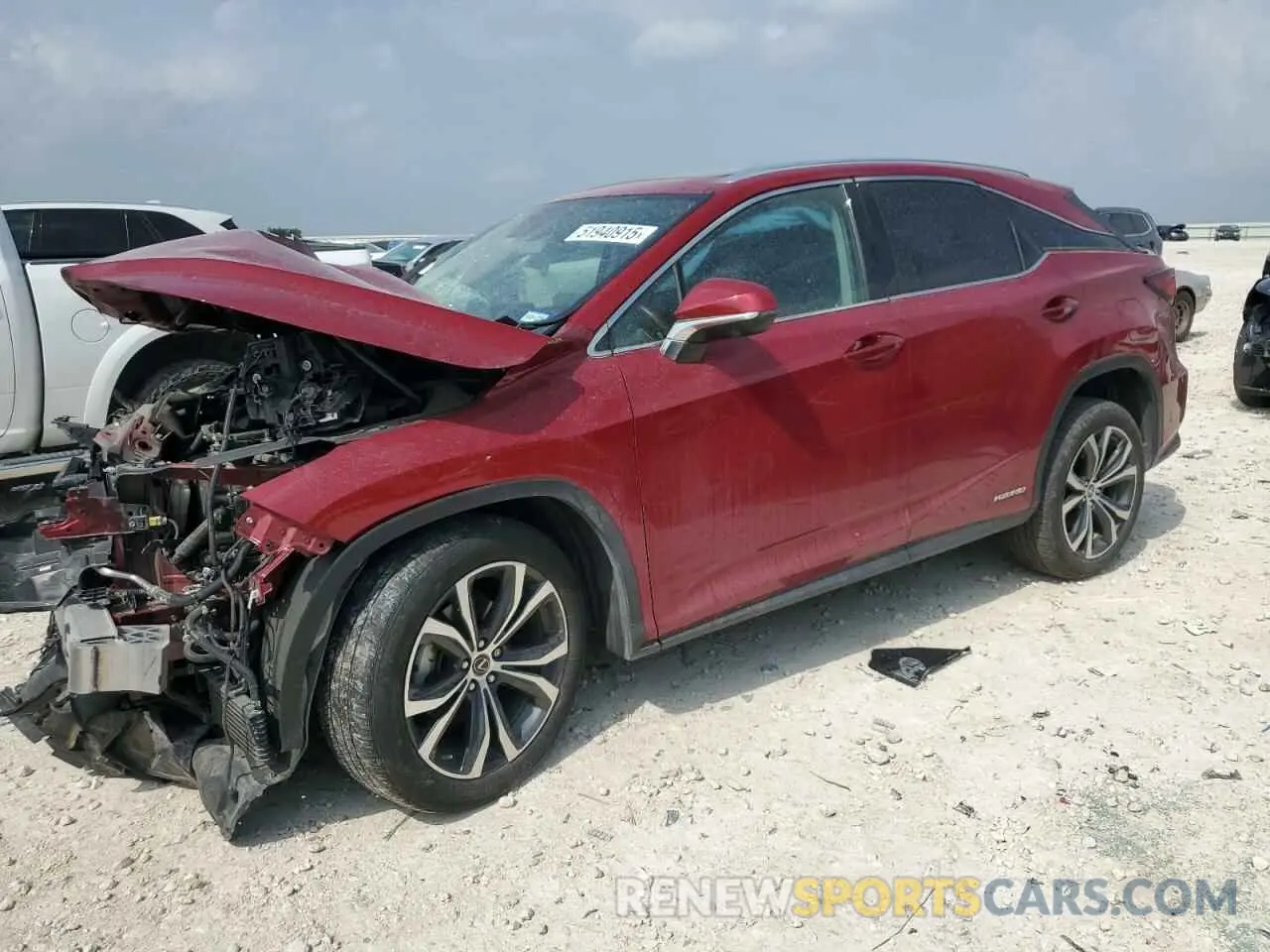 1 fotografías del automóvil dañado 2T2HGMDA8NC076504 LEXUS RX450 2022