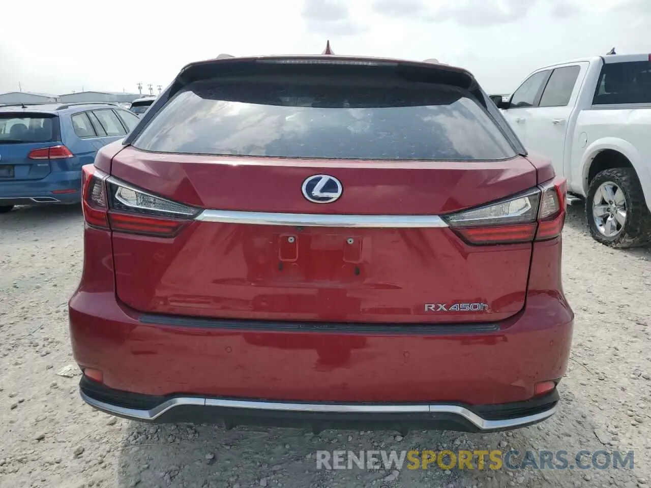 6 fotografías del automóvil dañado 2T2HGMDA8NC076504 LEXUS RX450 2022