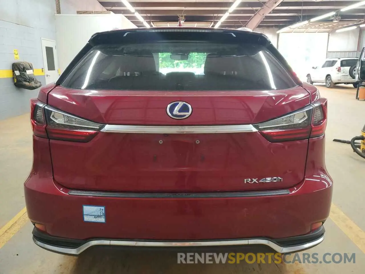 6 fotografías del automóvil dañado 2T2HGMDAXNC081722 LEXUS RX450 2022