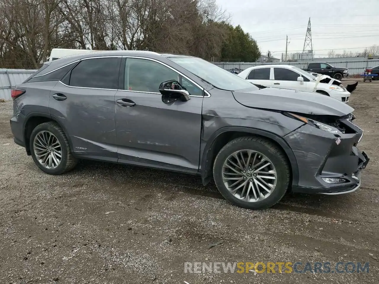 4 fotografías del automóvil dañado 2T2JGMDA2NC077312 LEXUS RX450 2022