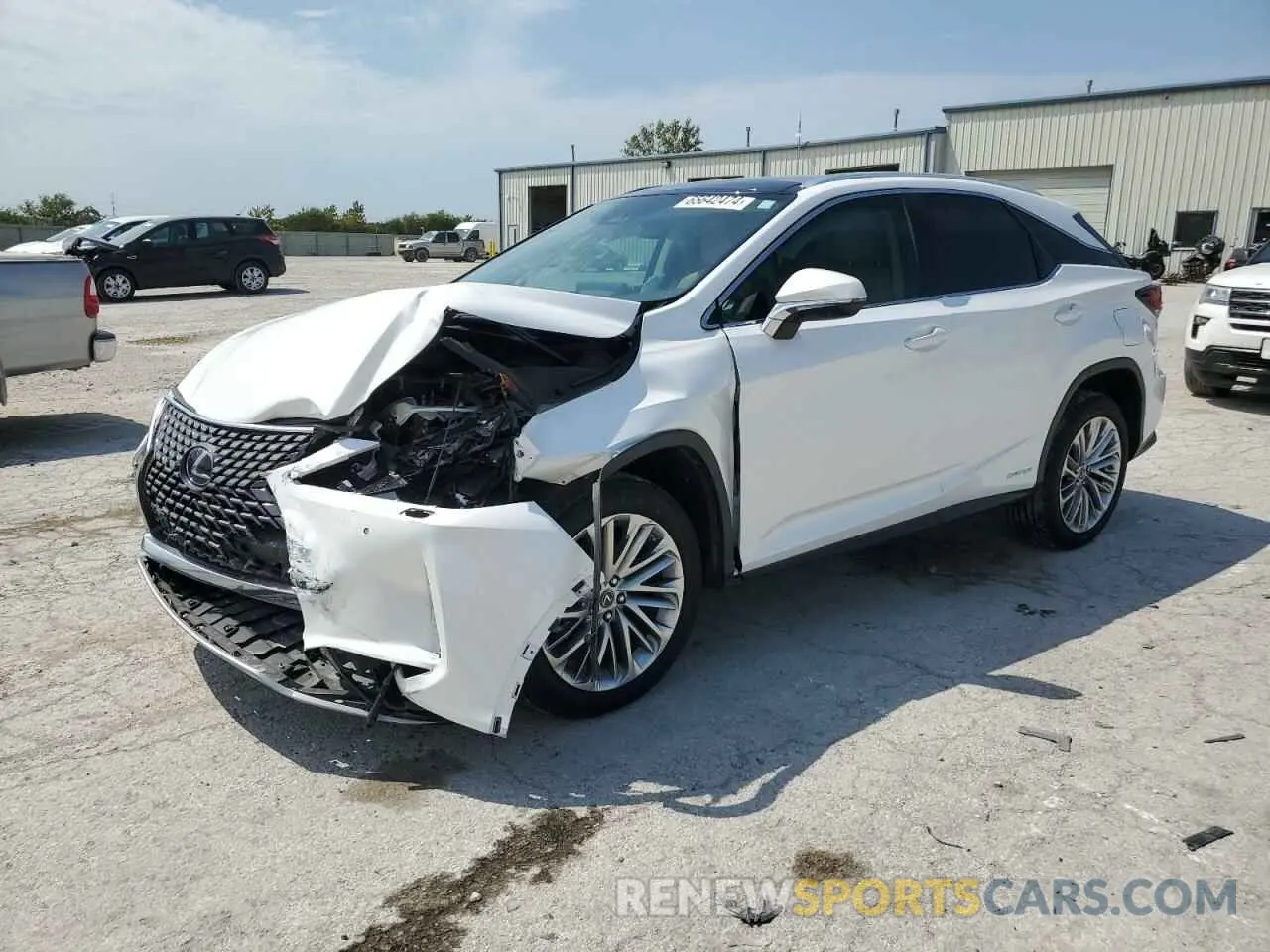 1 fotografías del automóvil dañado 2T2JGMDA3NC083071 LEXUS RX450 2022
