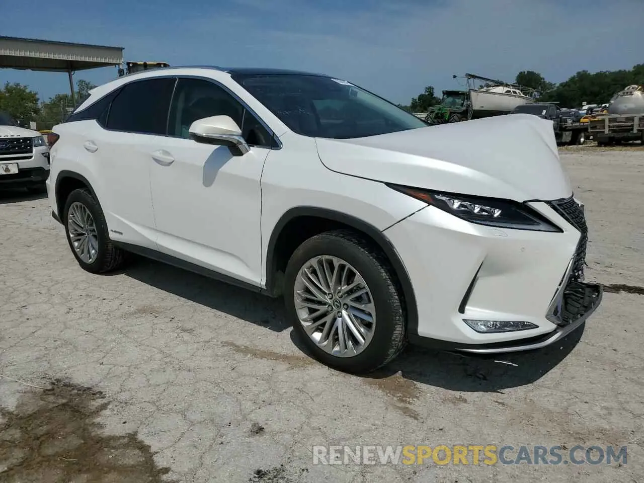4 fotografías del automóvil dañado 2T2JGMDA3NC083071 LEXUS RX450 2022