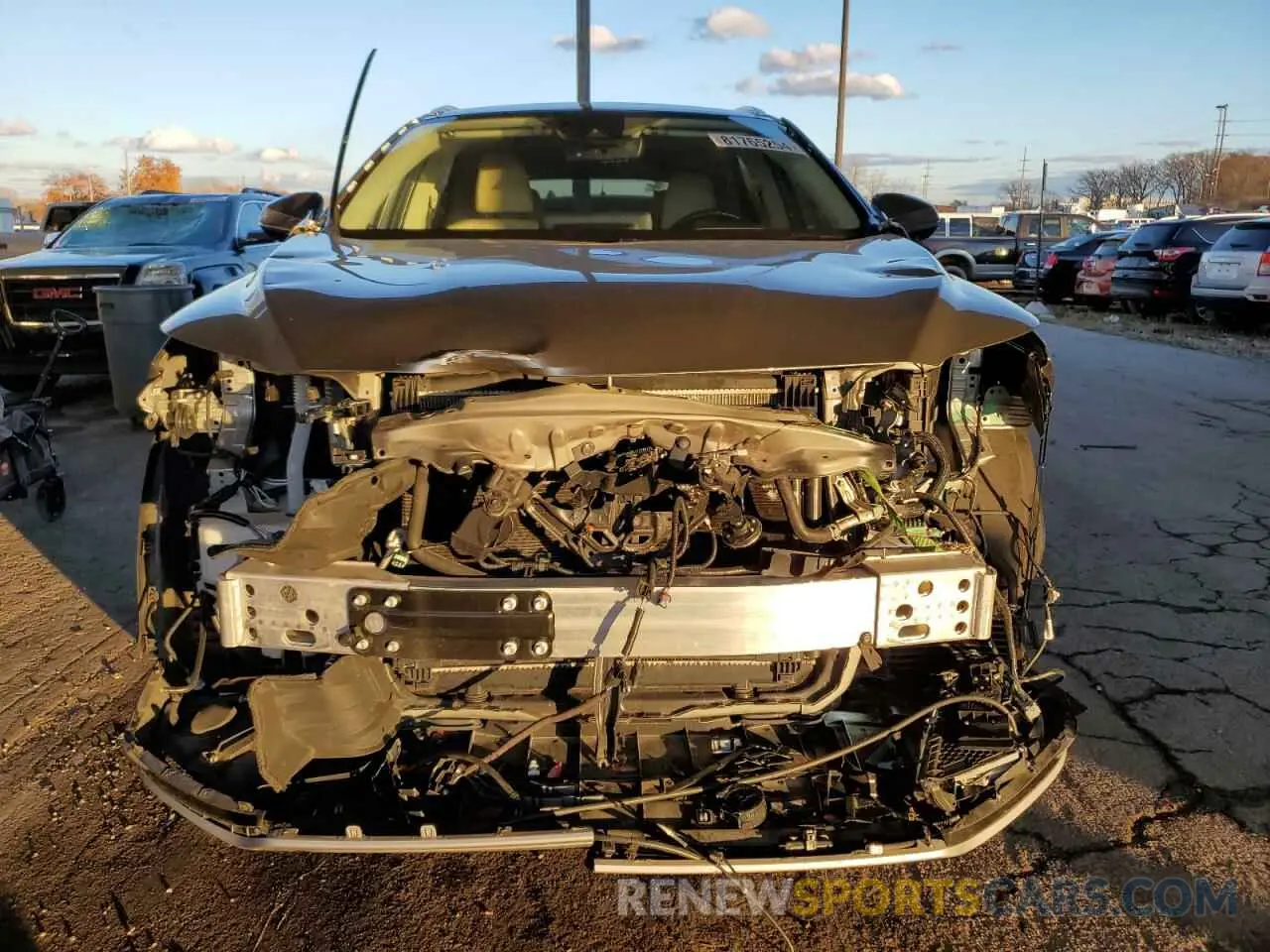 5 fotografías del automóvil dañado 2T2JGMDA4NC084603 LEXUS RX450 2022